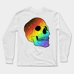 Skull - LGBTQ+ Pride Long Sleeve T-Shirt